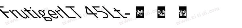 FrutigerLT 45Lt字体转换